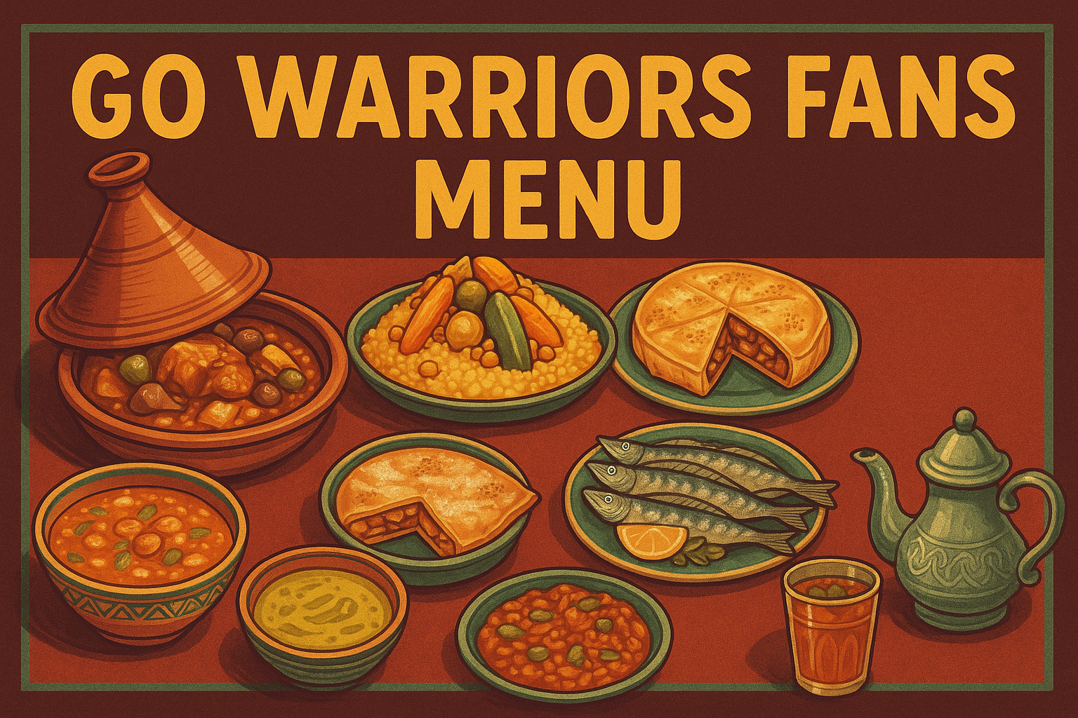 the Go Warriors Fans Food Experience at Africa Cup of Nations 10 Morocco Dishes to Try